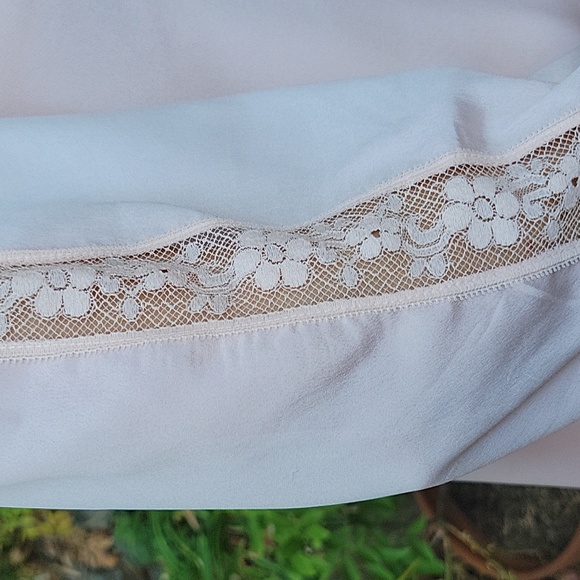 AUTHENTI-Chloé Lingerie Sleepwear/slip Dress Mini Vintage 1970s Baby Pink size L - Picture 5 of 16